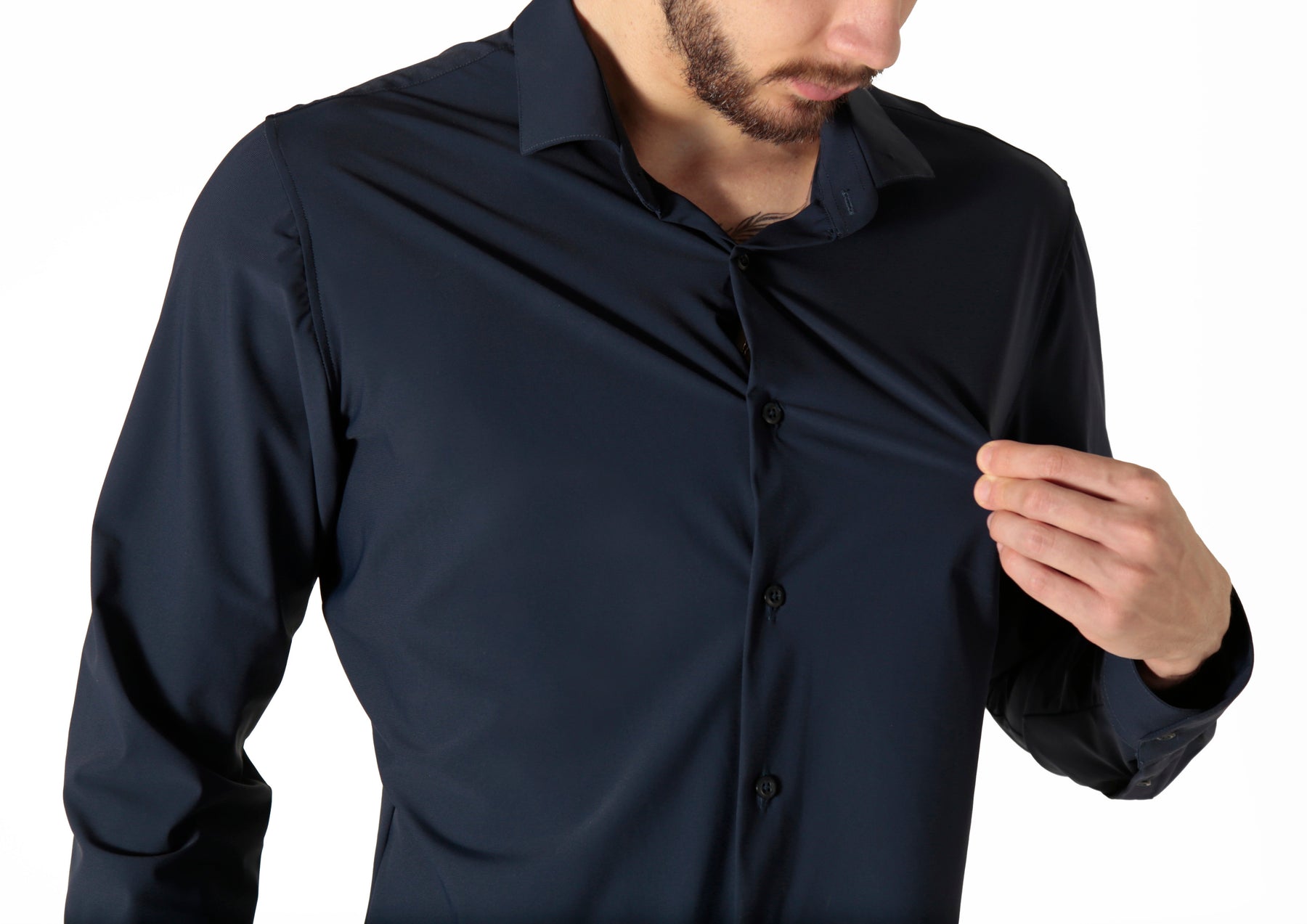 Camisa Casual Tech Poliamida Stretch Mr Zaro