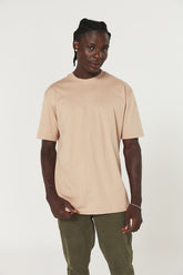 Camiseta Basic Streetwear Bege Mr Zaro